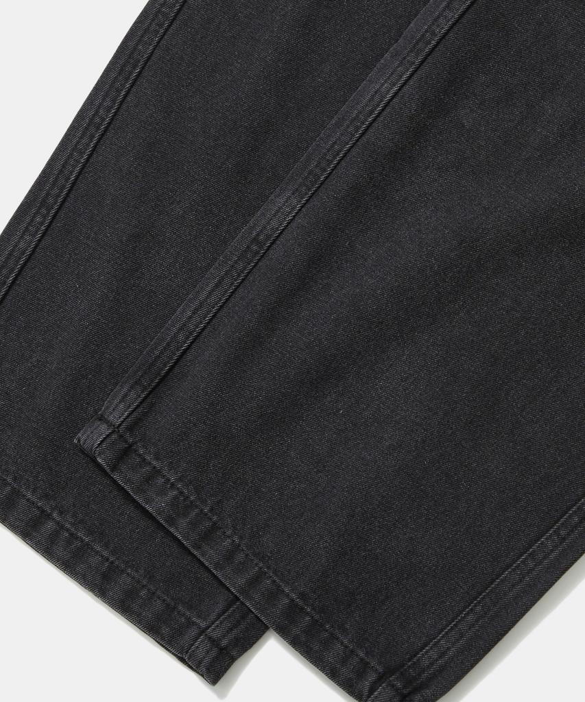 COLUMBIA UNIVERSITY M-Label Loose-Fit Pintuck Denim Pants_Gray Jean