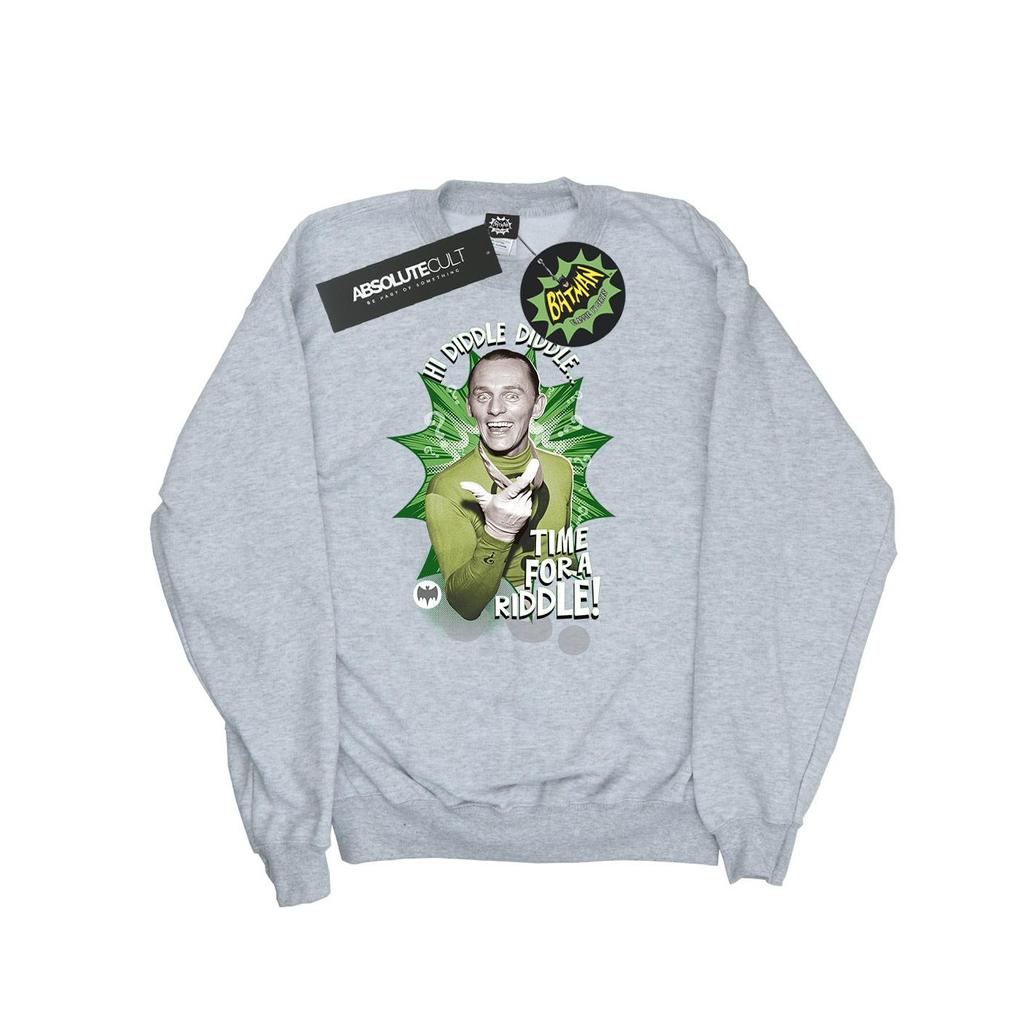 DC Comics Batman-Sweatshirt für Jungen aus der TV-Serie „The Riddler Time for a Riddle“.