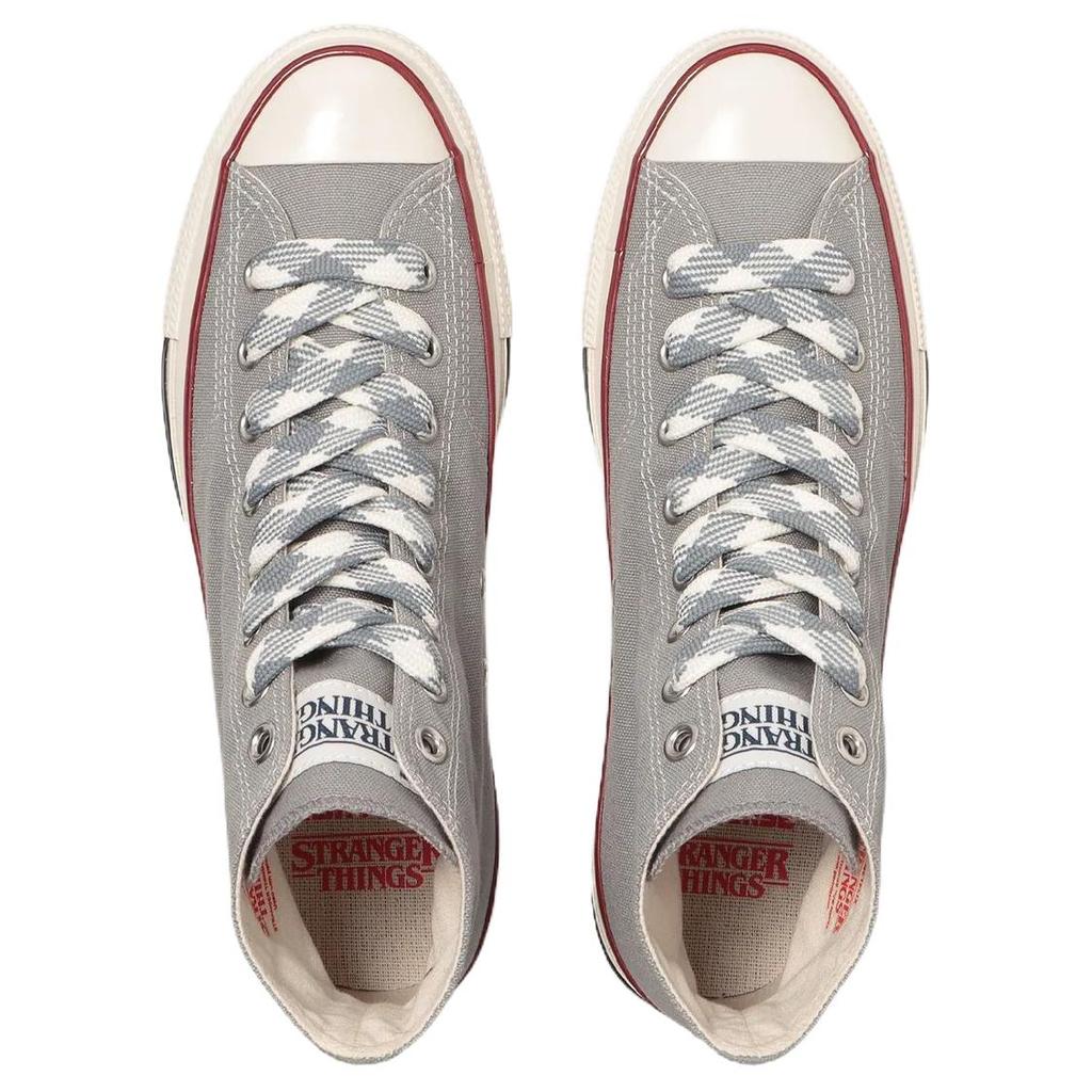 Converse Stranger Things X All Star Aged 87 Classic Comfortable High-Top Canvas Shoes Unisex Sneakers Gray 31316474