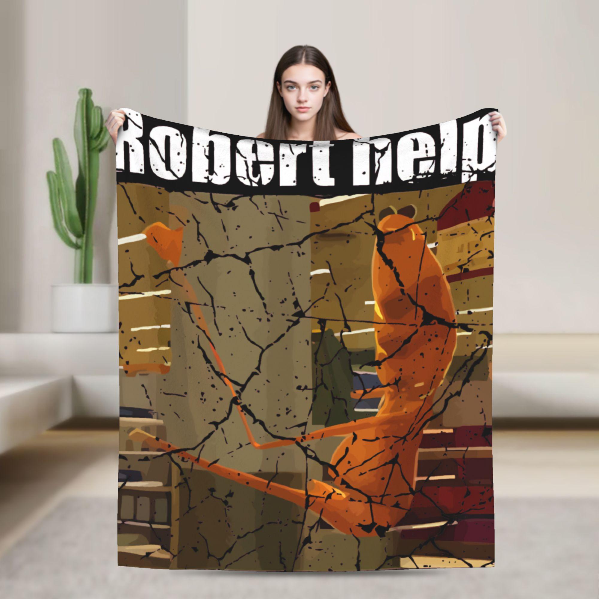 Marcus the Worm Funny Meme  Plush Blanket Girls Boys  Flannel Throw Blanket For Living Room Warm Soft Quality Bedspread 30x40in