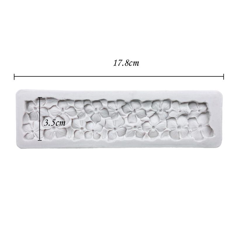 

Гортензия кружево силиконовая форма сахарная лепешка шоколадный кекс форма для выпечки помадка инструменты для украшения торта