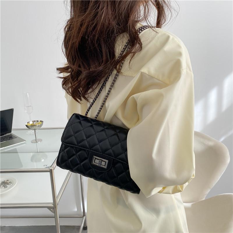 Bag Women's 2025 New Time-grade Texture Niche Women's Small Bag Diamond Chain Bag Single Shoulder Messenger Bag