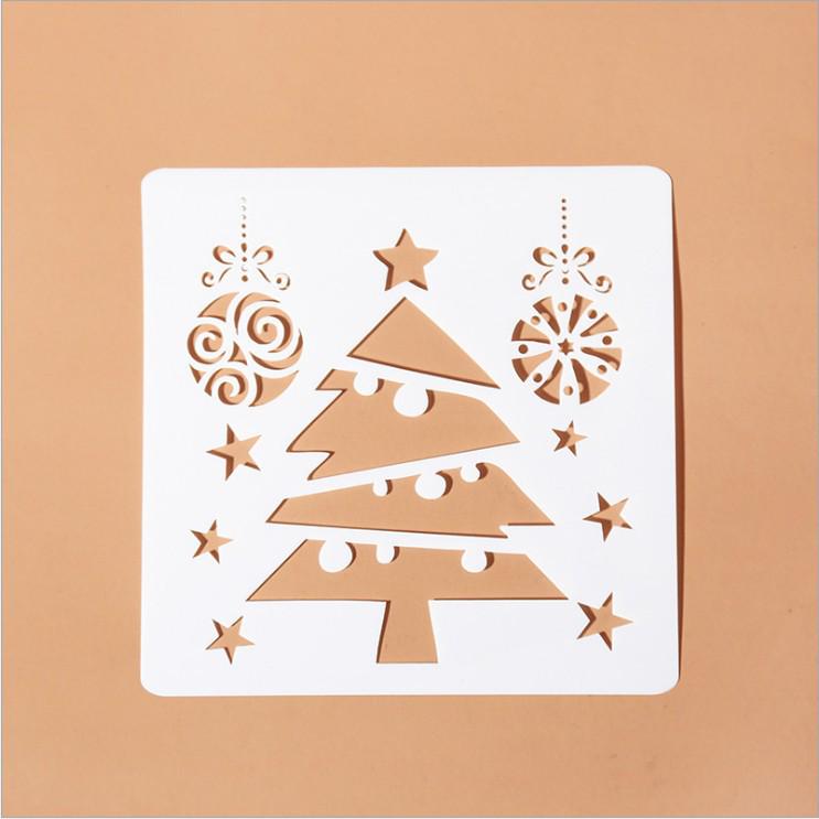 Christmas Lace Ruler Template for DIY Journal, Photo Album, and Painting