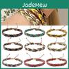 Handcrafted Mixed Material Colorful Bracelet With Grid Pattern Vintage Boho Style Wristband For Women