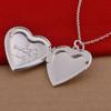 Heart Pendant Sweater Chain DIY Lovers Choker Necklace Chic Love Envelope Necklace  Couple