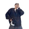 Vintage Tweed Woven Jacket Men - Casual Winter Outerwear Loose Fit Plaid