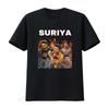 SURIYA Tamil T shirt vintage Washed Stretched Soft designer clothes Breathable fashion Slightly Versatile Comfortable graphic
