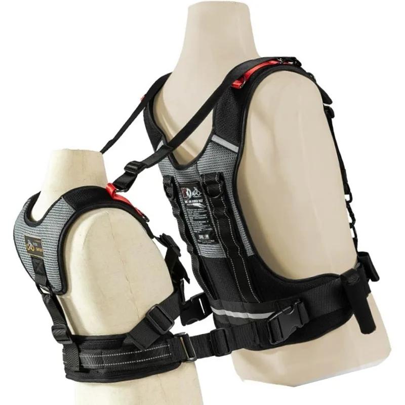 Child Bike Safety Belt Dual Seat Reflective Harness For Bicycle Motorcycle Adjustable Kids Riding Gear