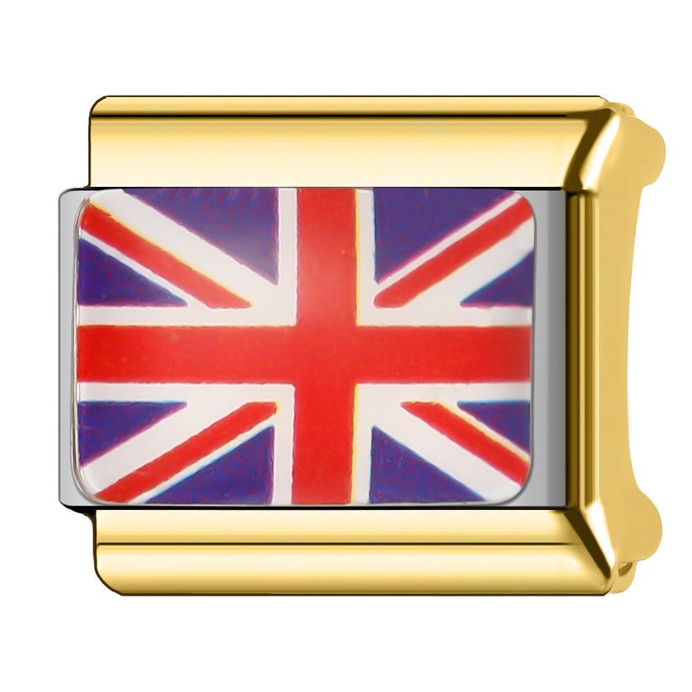 9MM Italian Modular Bracelet: DIY Flag Module