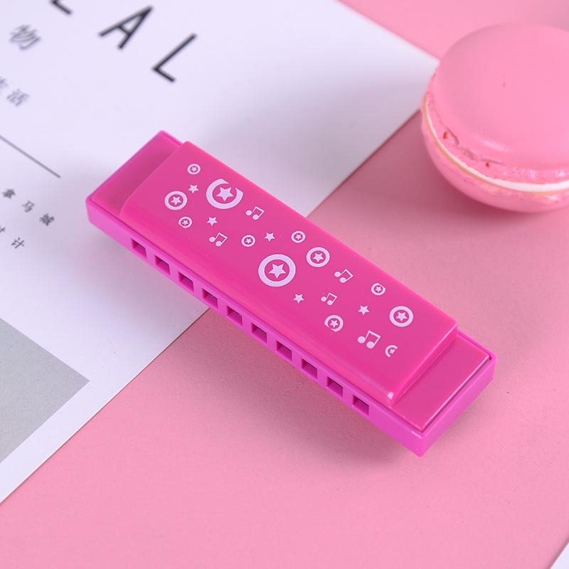 10-Hole Double-Note Colorful Children s Toy Harmonica