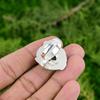 Natural Chrysoprase Rough Statement Art Deco Sister Ring Jewelry Sterling Silver