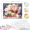 Frame Flowers Paint By Numbers For Adults Handpainted Diy Numbers Painting Canvas Drawing Gift Home Art 40x50cm