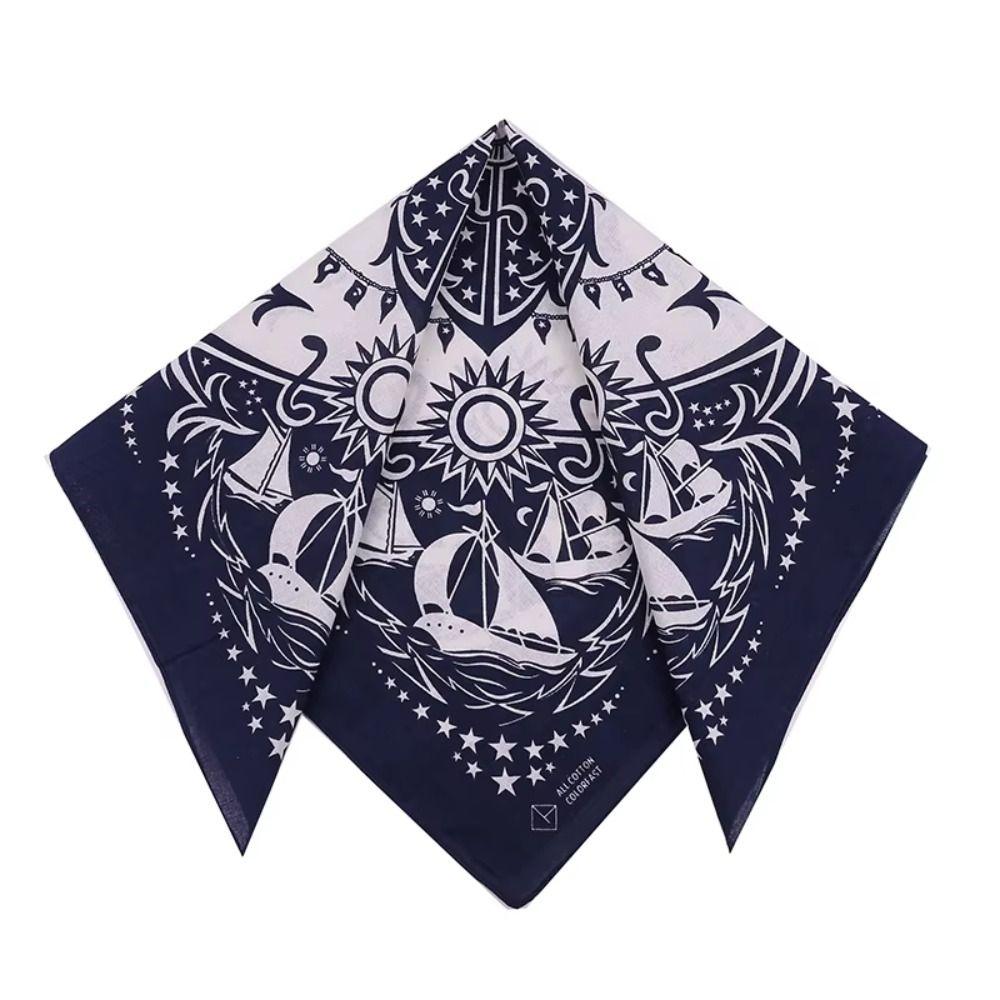 1Pcs Multi-purpose Square Bandana Multi-colored Hiphop Scarf New Headband Headscarf  for Men Women