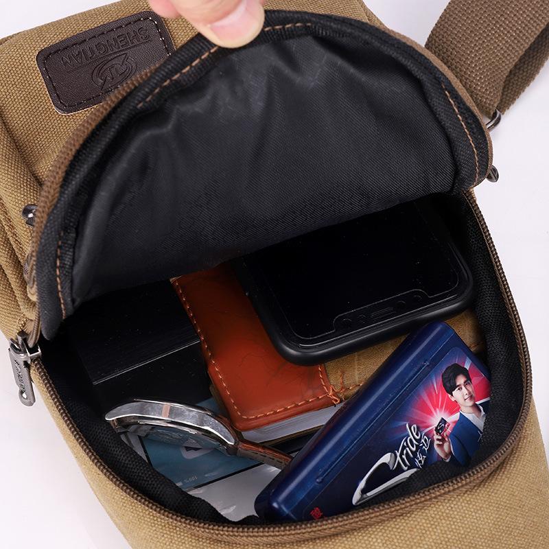 Unisex Chest Bag Simple Storage Bag Lightweight Travel Small Backpack Crossbody Bag Fashion Casual Single Should Bags