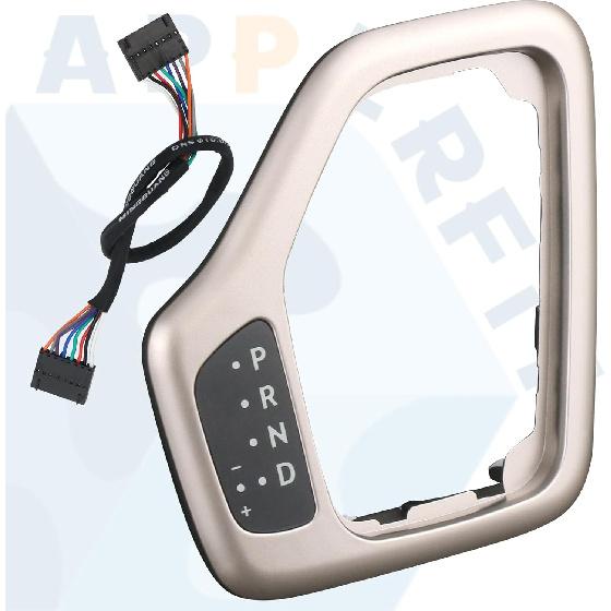 Transmission Shifter Bezel With Wire Harness 5YD27LS5AA 68413957AA 601-401 Tan For Gear Shift Compatible With 2014-2018 Jeep Cherokee Service Shifter