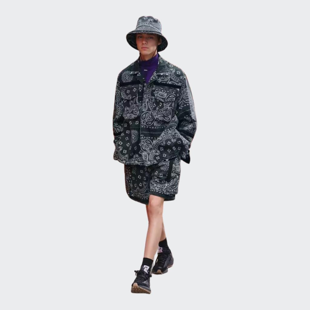 Sacai X Nike VaporWaffle Black Gum Unisex Sneakers Off-Noir DD1875-001