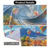 2D Colorful Balloon Backdrop Mountain Lake Photography Background