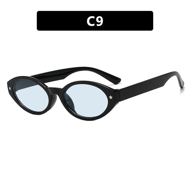 New Oval Shape Sunglasses Women Square Eyeglasses Female Brand Designer Oculos Retro Shades Fashion UV400 Eyewear