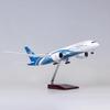 47cm Oman Airways Plane 1:130 Scale B787 With LED Base Diecast Resin Model 787 Airplane Static Collection Aircraft