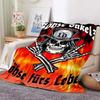 Germany Bhse Onkelz Flannel Throw Blanket Lightweight  Warm Perfect for Sofa Bed Office Car or Knee Pads