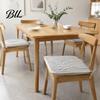 Warm Seat Cushion for Hard Chairs Plush Chair Pad with Ties, Non Slip Lace Trim, Washable Pads Straps 16 x Inch Dining Office Comfortable