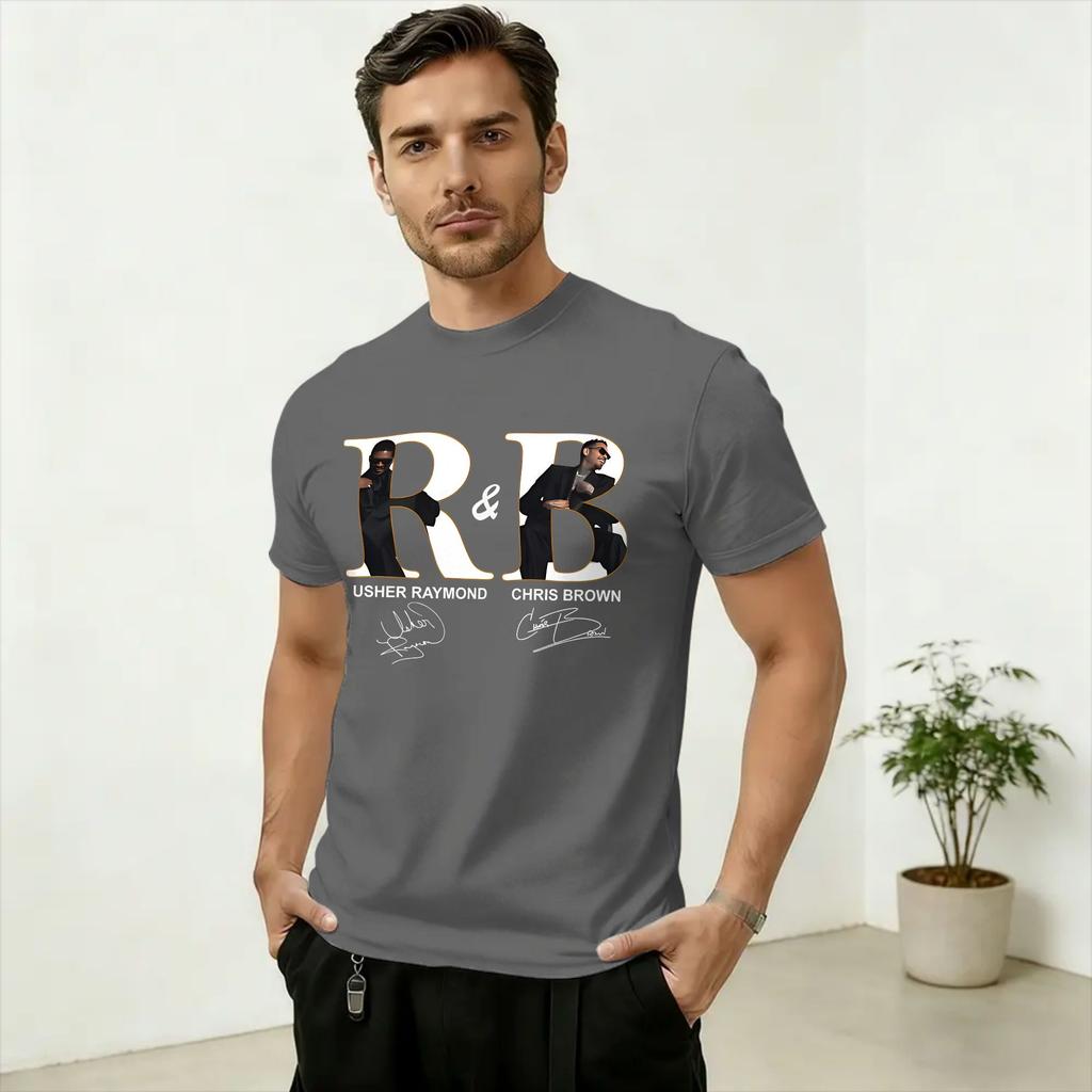 Raymond Brown RB Tour 2026 Concert TShirts Unisex Casual 100 Cotton Tees O Neck Short Sleeve T Shirt Original Clothing