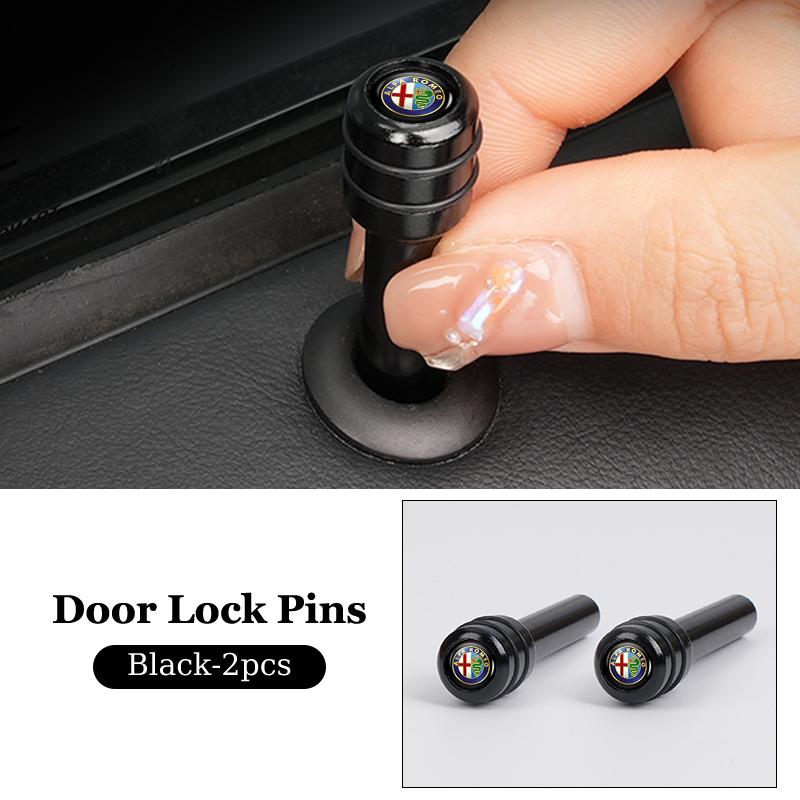 Car Interior Auto Lock Door Lift Alloy Safety Pin For Alfa Romeo Giulietta 159 147 156 166 Mito Giulia GT Tonale Stelvio khg156