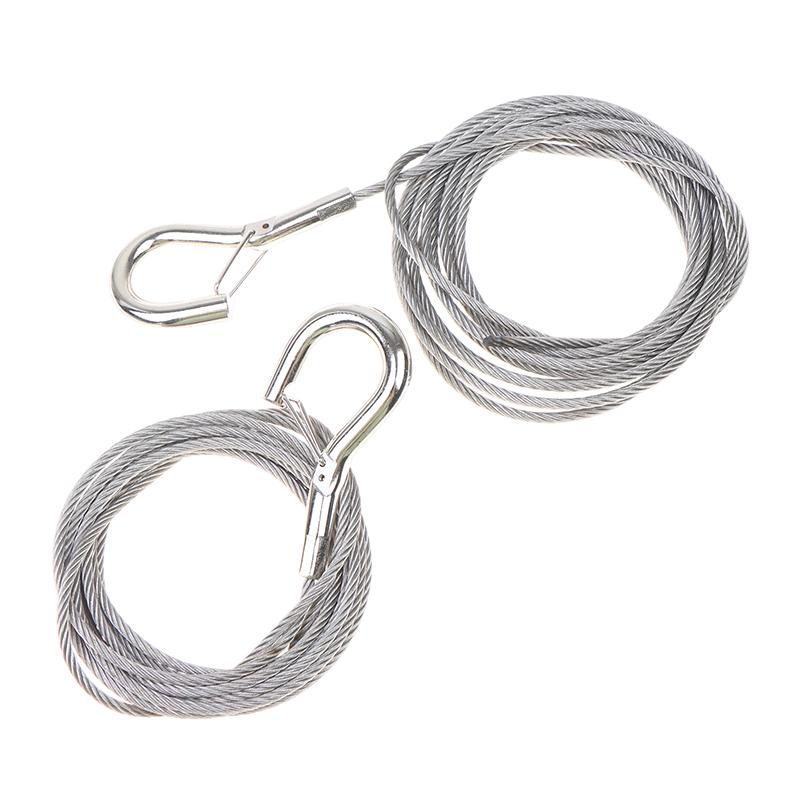 Locking Stainless Steel Wire Rope Adjustable Retractable Suspension Lanyard for Industrial Equipment Hanging Work