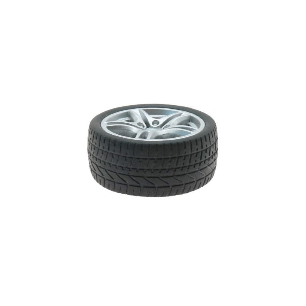 Removable Car Tire Model Rubber Toy Car Modified Parts Realistic Model Car Wheels  Toy Car