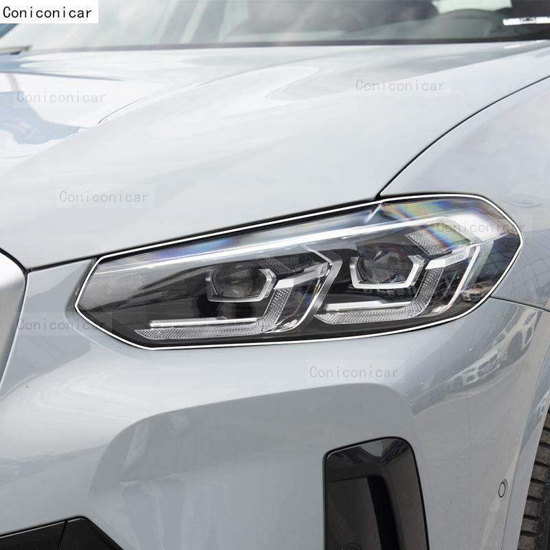 For BMW X4 F26 G02 X4M F98 -2024 Car Exterior Headlight Anti-scratch Front Lamp Transparent TPU Protective Film Accessories