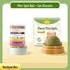 Catnip Ball Teasing Toy: Stick-on Self-Play, Boredom Relief, Lickable Molar Biscuit for Cats