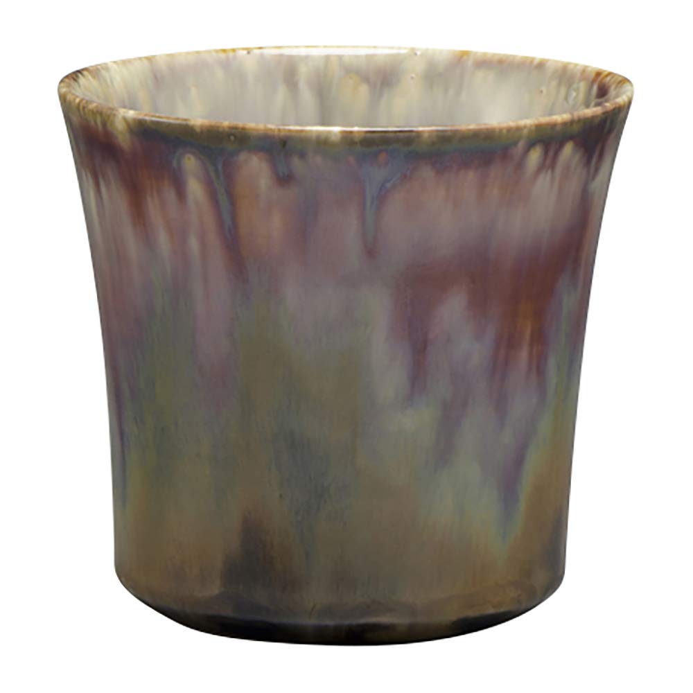 

Kyo-yaki, Kiyomizu-yaki, Jihei Kiln, Shochu Cup, 280ml, Glazed Flowing Color, Akebono, Made in Japan, GJU398