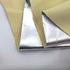 50cm/100cm 260g Aramid Aluminum Foil Fabric 1414 Aramid Kevlar Fiber Fabric for DIY Sewing Clothing 150cm Width