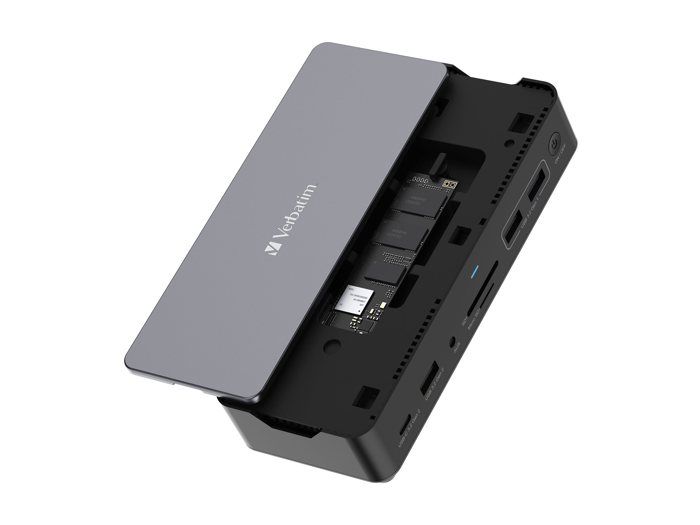 Station d'accueil USB-C Pro 15 Ports avec Fente SSD - VERBATIM - CDS-15S