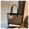 Casual Large-capacity Commuter Bag Women's New Embroidered Shoulder Bag Fashionable Portable Tote Bag