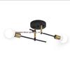 Nordic Wrought Iron LED Ceiling Light for Bedroom, Corridor, and Study