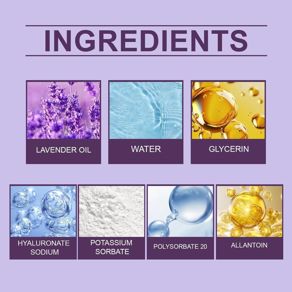 Lavender Deep Sleep Pillow Spray 100ml Relieve Stress Anxiety Help Sleep Fresh Spray