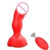 Anal Sex Toy Rose Vibrator for Women Remote Control Butt Plug with 10 Modes Vibrating Prostate Massager Silicone Stimulator