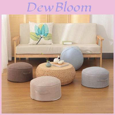 Tatami Round Floor Pillow Seat Comfortable Cotton Linen Cushion For Relaxation