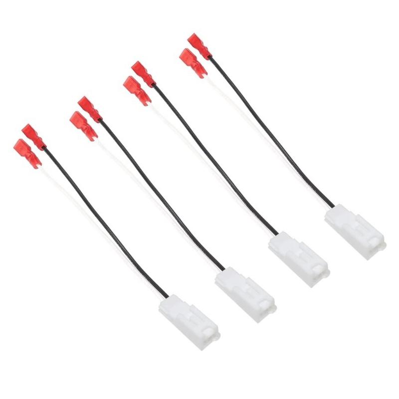 2pcs/4pcs Car Tweeter Front Speaker Wire Adapter Replacement Speaker Wire Harness Connector Adapter