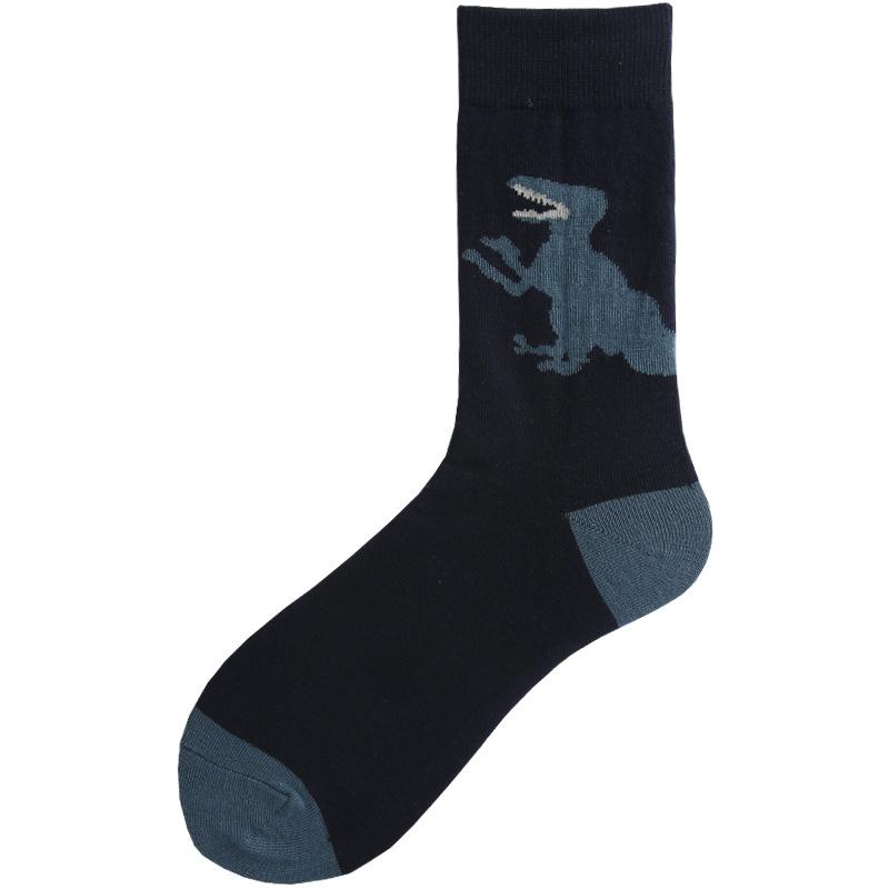 Summer Cotton Socks Trendy Socks Street Personality Illustrations Poached Eggs Harbor Jacquard Medium Tube Socks Socks Couple