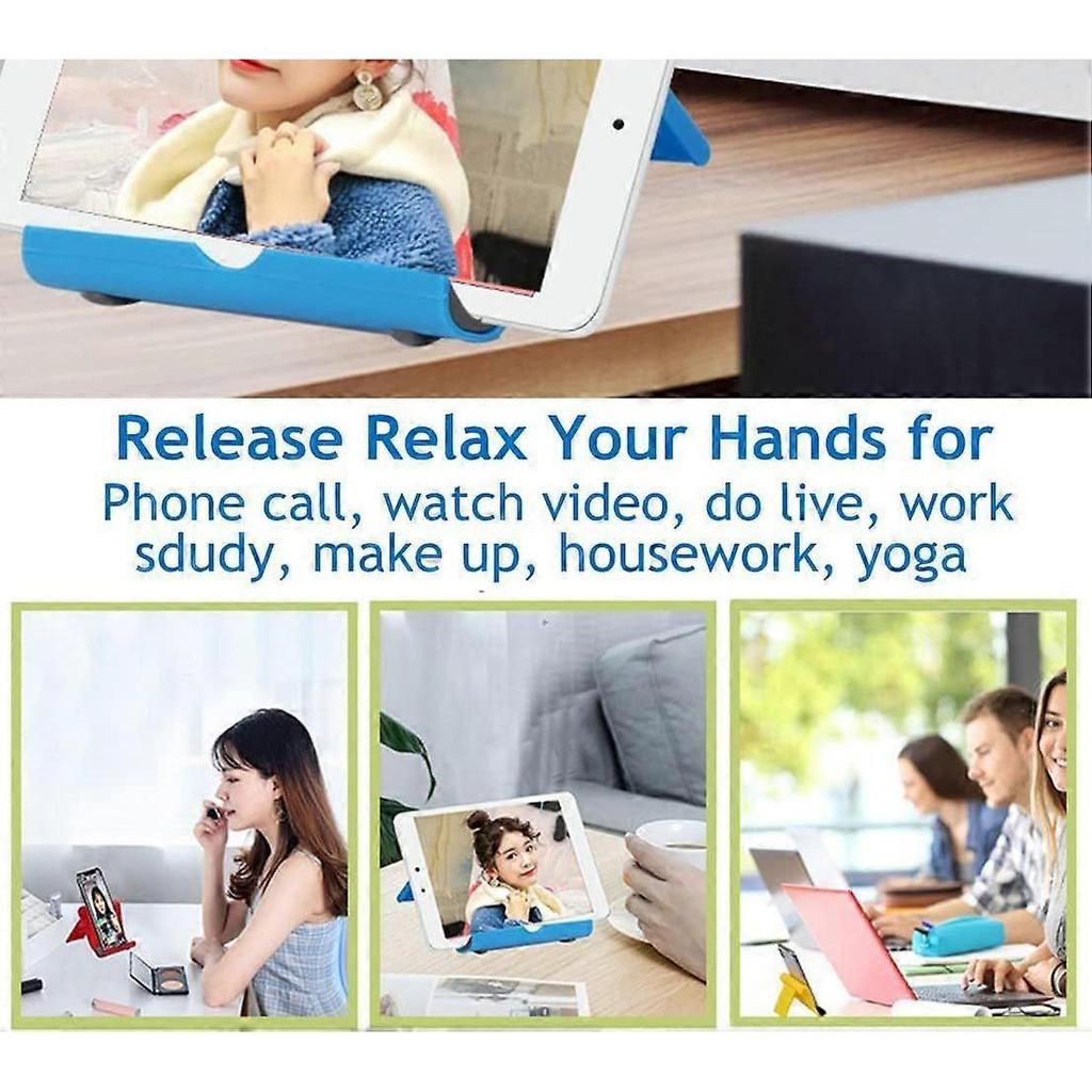 2025 Latest Model Cell Phone Stand for Desk, Foldable Mobile Holder, Multi-Angle Universa