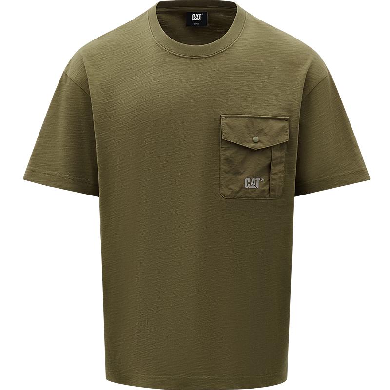 CAT Men s Retro Workwear Pocket T-Shirt L