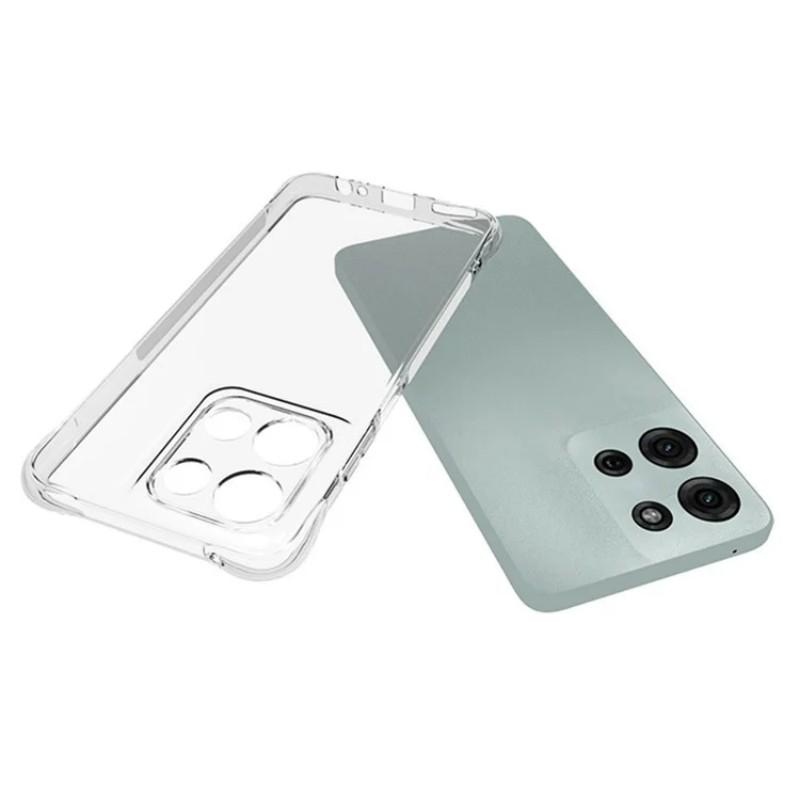

For Motorola Moto G 5G (2025) Clear TPU Case WANLONFENG TM Series 2.0mm Phone Back Cover Transparent