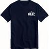 La T-shirt Original Beef of Chicagoland The Bear Blu Scuro Maglietta Audace ORIGINAL BEEF OF CHICAGOLAND Vestibilità Camicia per Uomo Donna...
