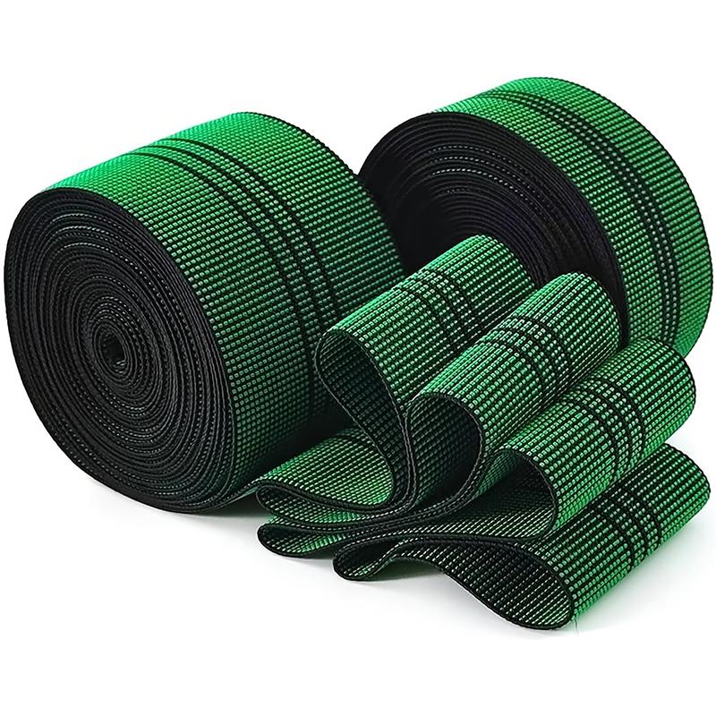 1PC Upholstery Elastic Cord Green Furniture Elastic Straps Heavy Duty Sofa Support Strapping Elastic Webbing