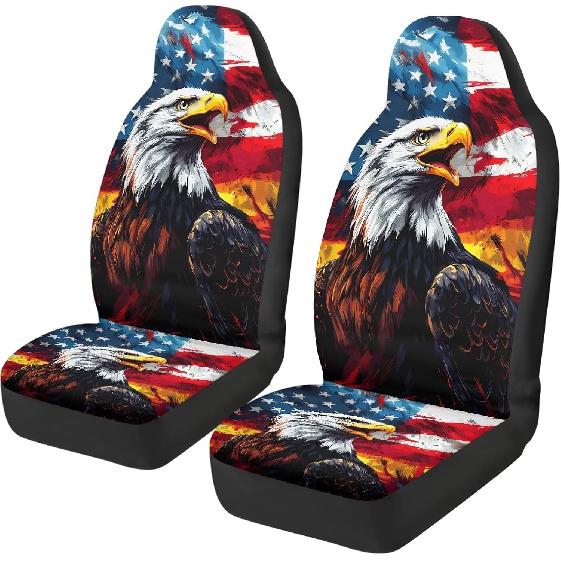 Purple Butterfly Galaxy Auto Car Seat Cover for Cars, Trucks, Vans, SUV, Vehicle Seat Cover Auto Saddle Blankets Driver Seat Protector Covers Full