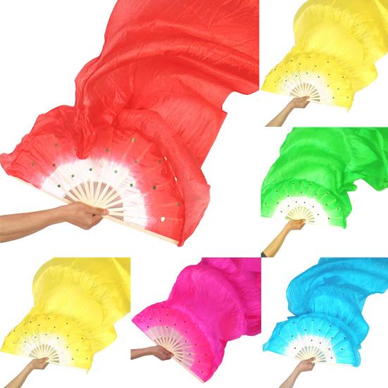 Ventagli da ballo durevoli 5 colori Right Hands Willowy Rivet Veli da ballo fissi per ballare