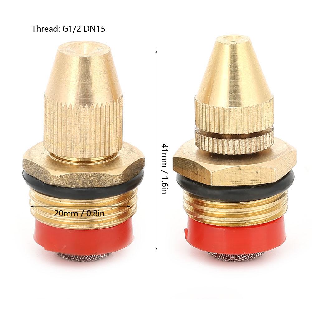 2 st G1/2 DN15 Centrifugal Justerbar Mikro Sprinkler Trädgårdbevattning Dimma Sprayspridare