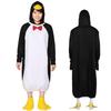 [kitamurasyokai] Penguin Costume, AdultKid Size Penguin Suit, Fancy Dress, Halloween, Animal Cosplay, Party, Event, Photoshoot, Cute, with Feet,